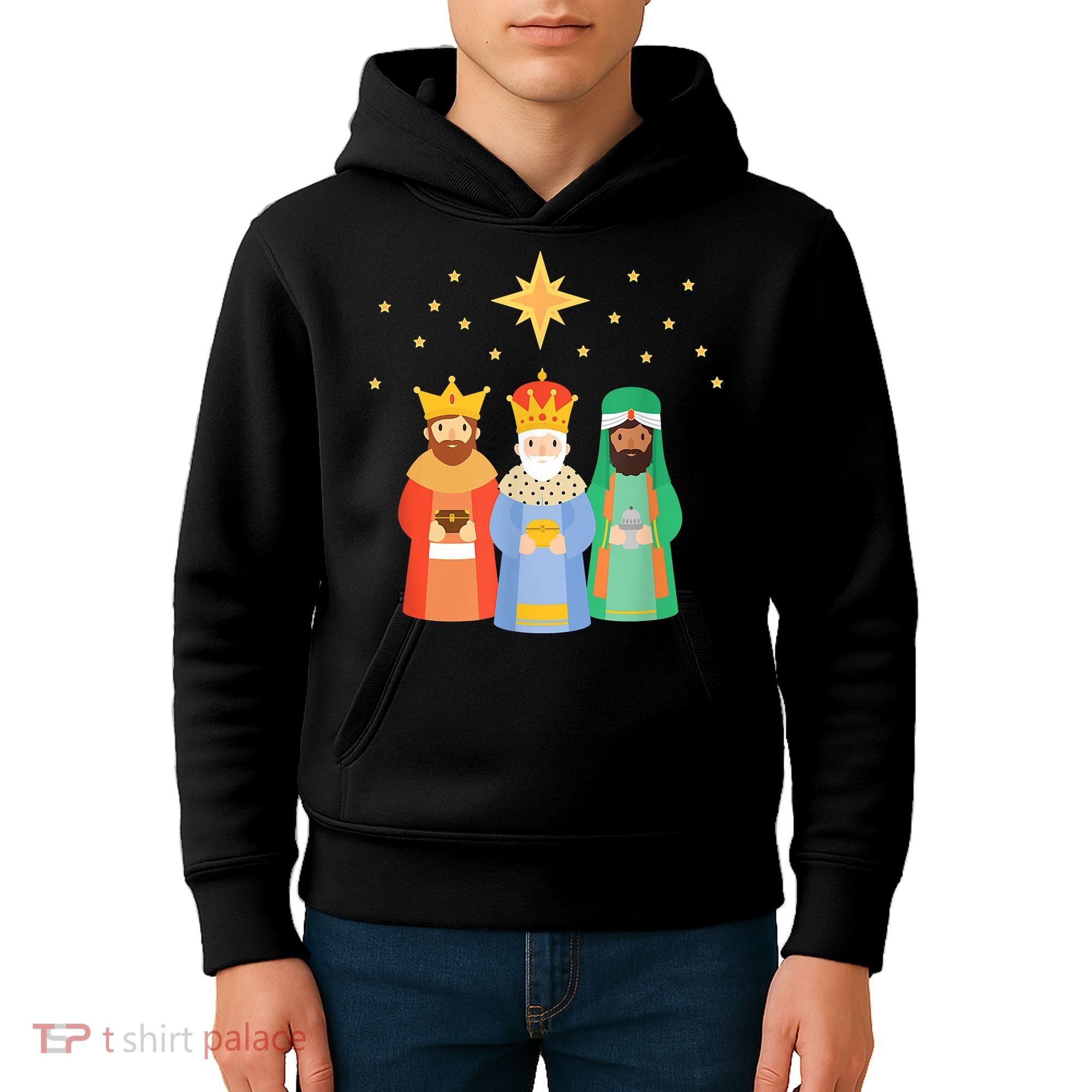 Three Kings Day Epiphany Celebration Christianity Kids Hoodie