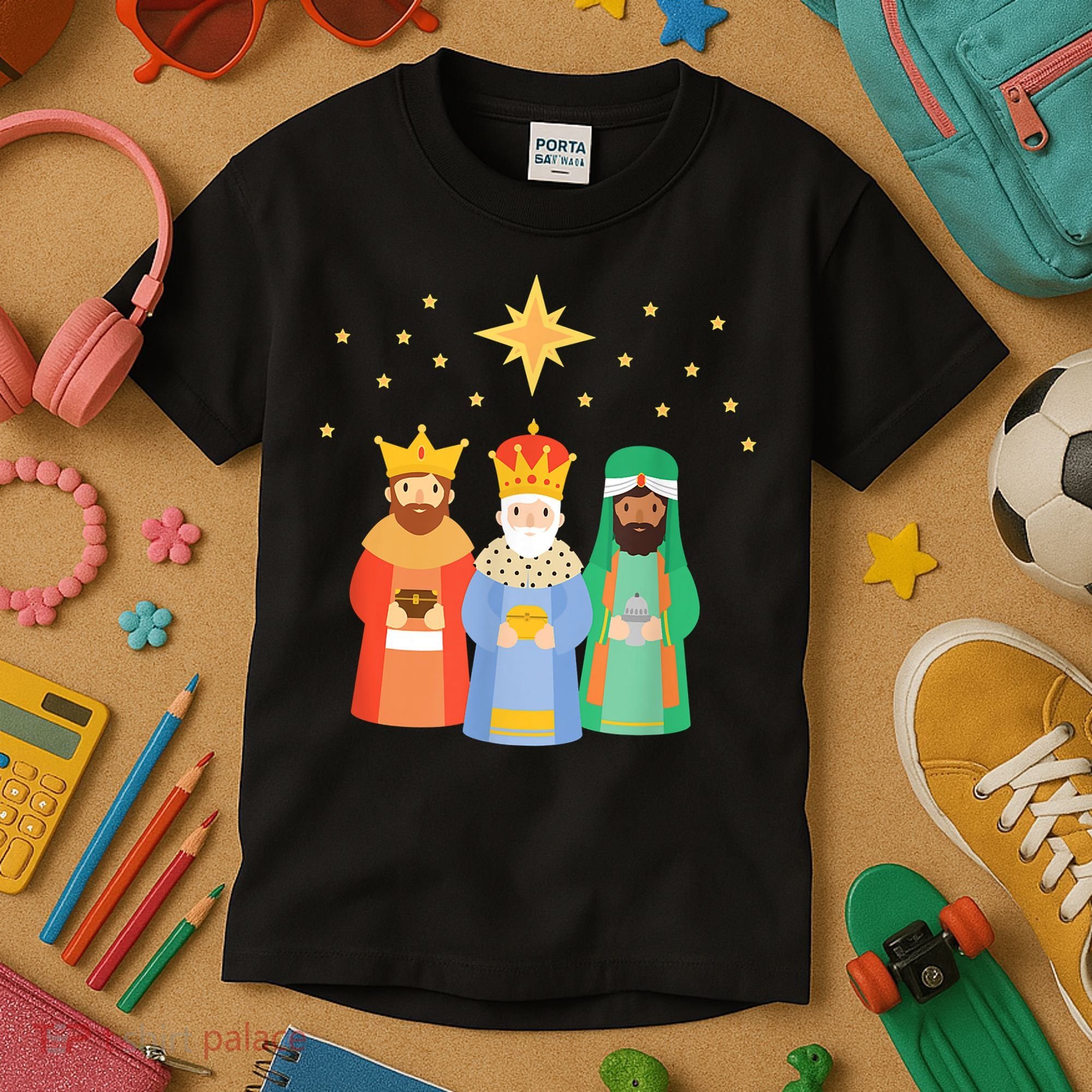 Three Kings Day Epiphany Celebration Christianity Kids T-Shirt