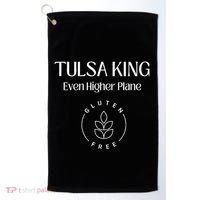 Tulsa King Even Higher Plane Gluten Free Weed Graphic Golf Towel thumb 0