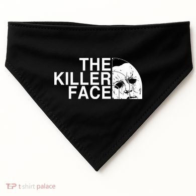 The Killer Face Horror Scary Character Halloween Costume USA-Made Doggie Bandana