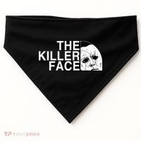 The Killer Face Horror Scary Character Halloween Costume USA-Made Doggie Bandana thumb 0