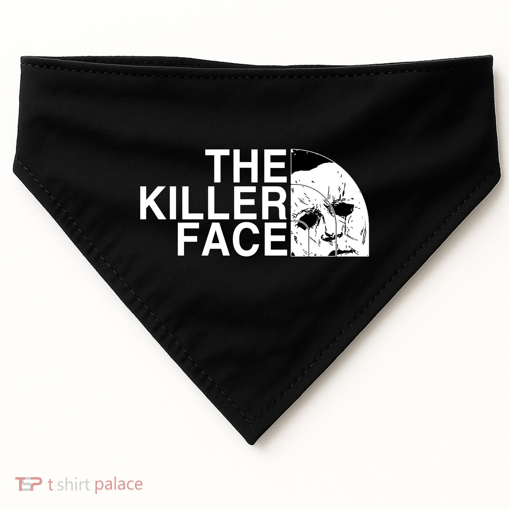 The Killer Face Horror Scary Character Halloween Costume USA-Made Doggie Bandana