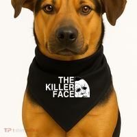 The Killer Face Horror Scary Character Halloween Costume USA-Made Doggie Bandana thumb 1