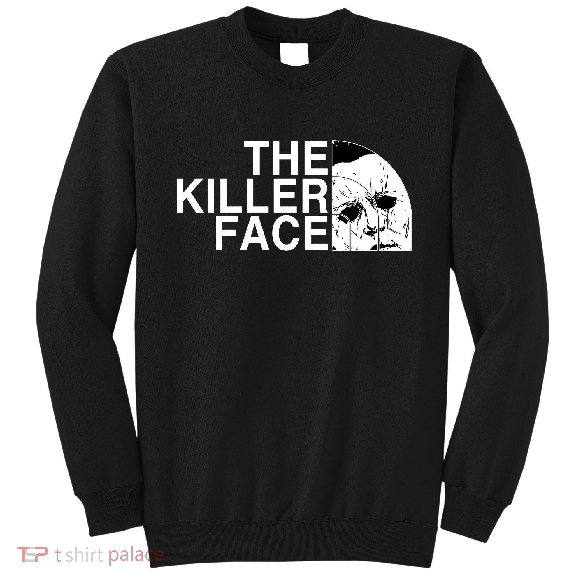 The Killer Face Horror Scary Character Halloween Costume Sweatshirt