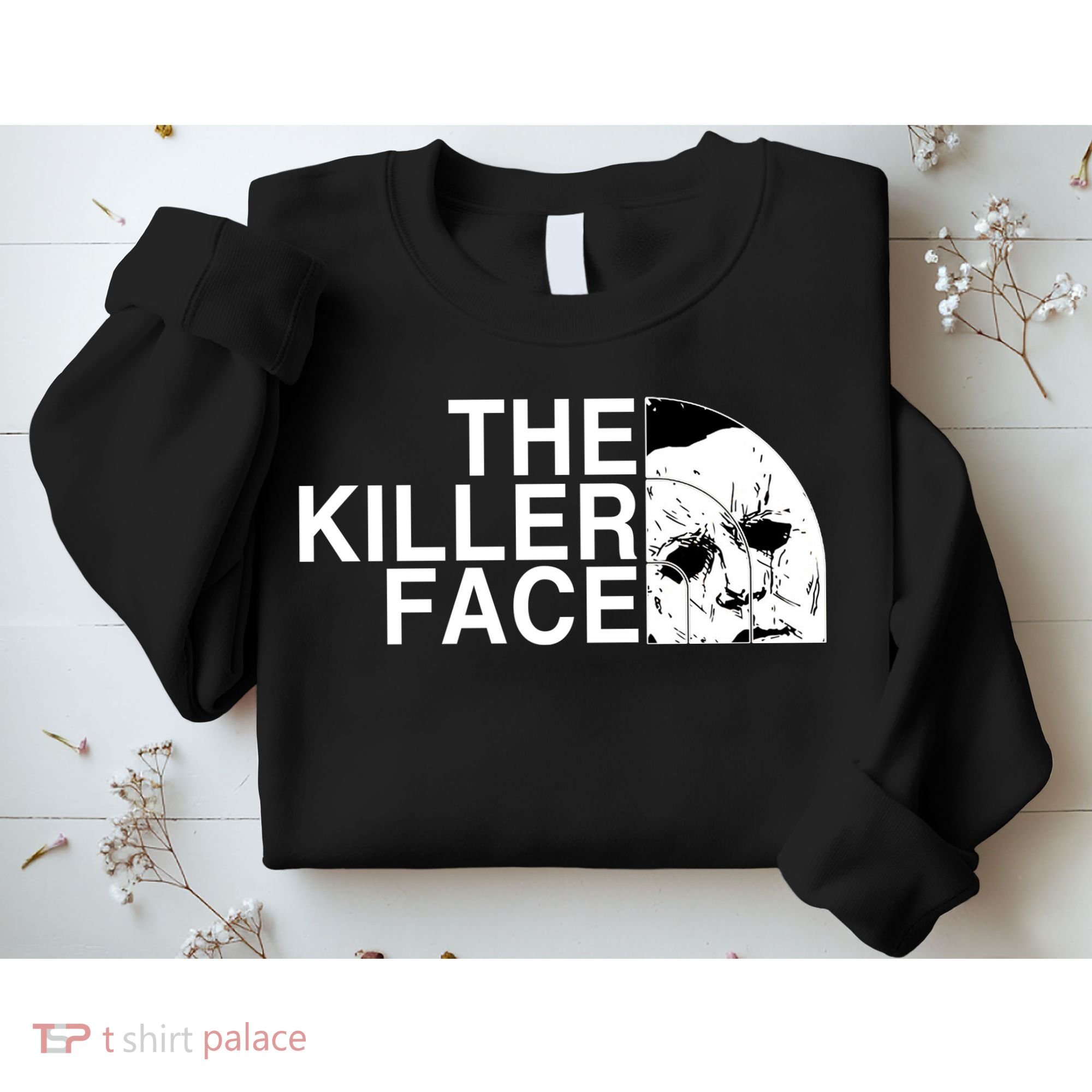 The Killer Face Horror Scary Character Halloween Costume Sweatshirt