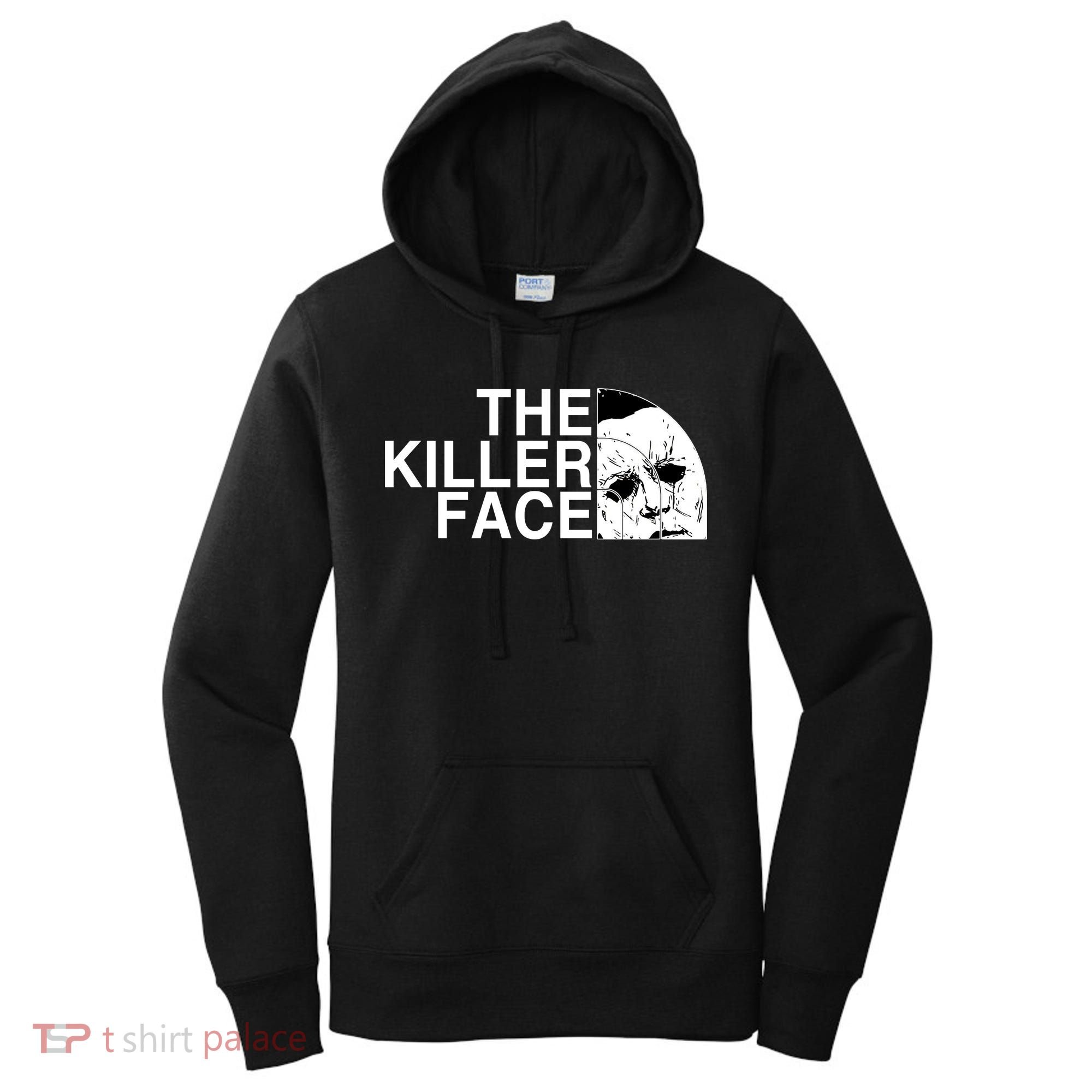 The Killer Face Horror Scary Character Halloween Costume Women's Hoodie