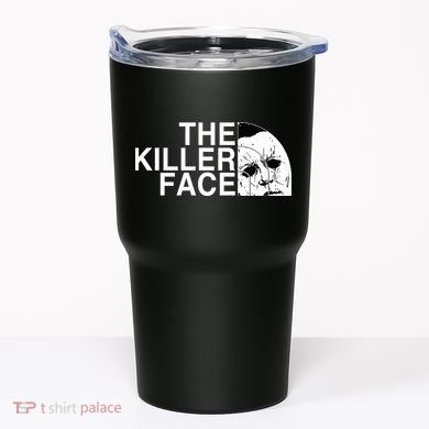 The Killer Face Horror Scary Character Halloween Costume Tumbler