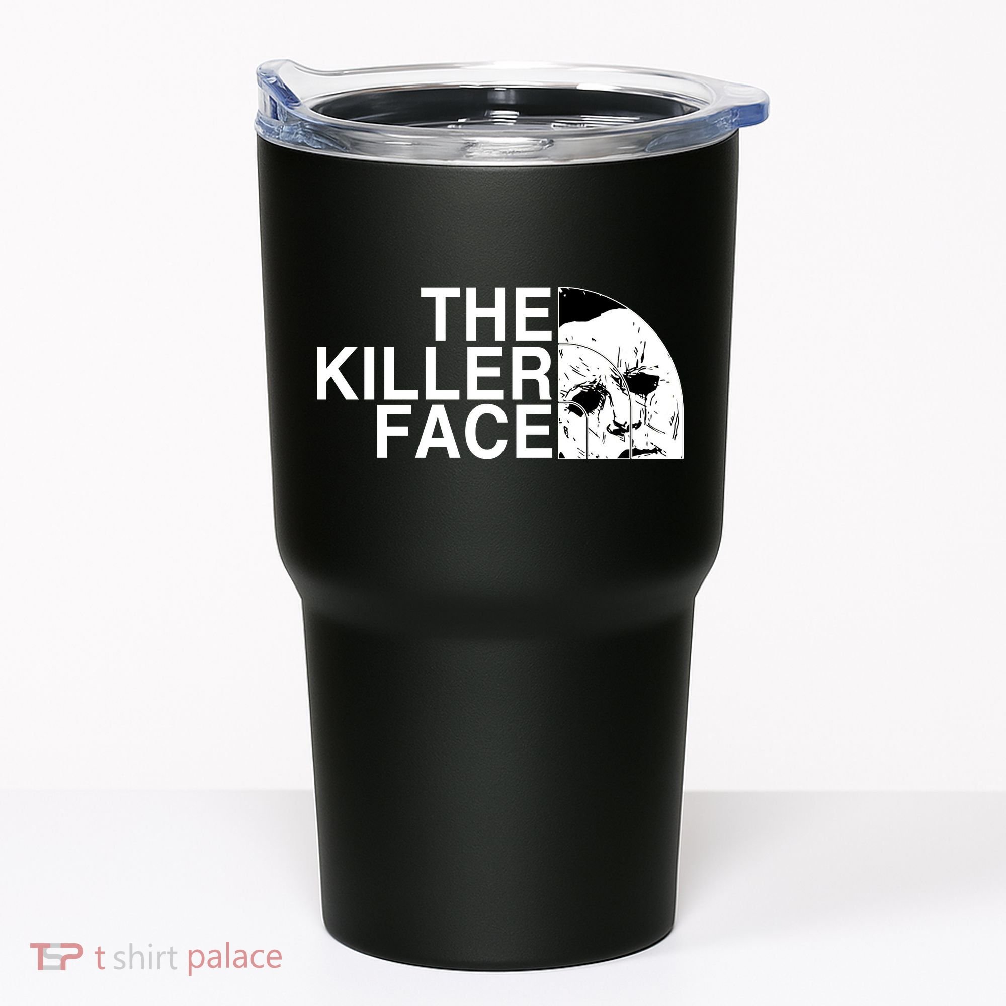 The Killer Face Horror Scary Character Halloween Costume Tumbler