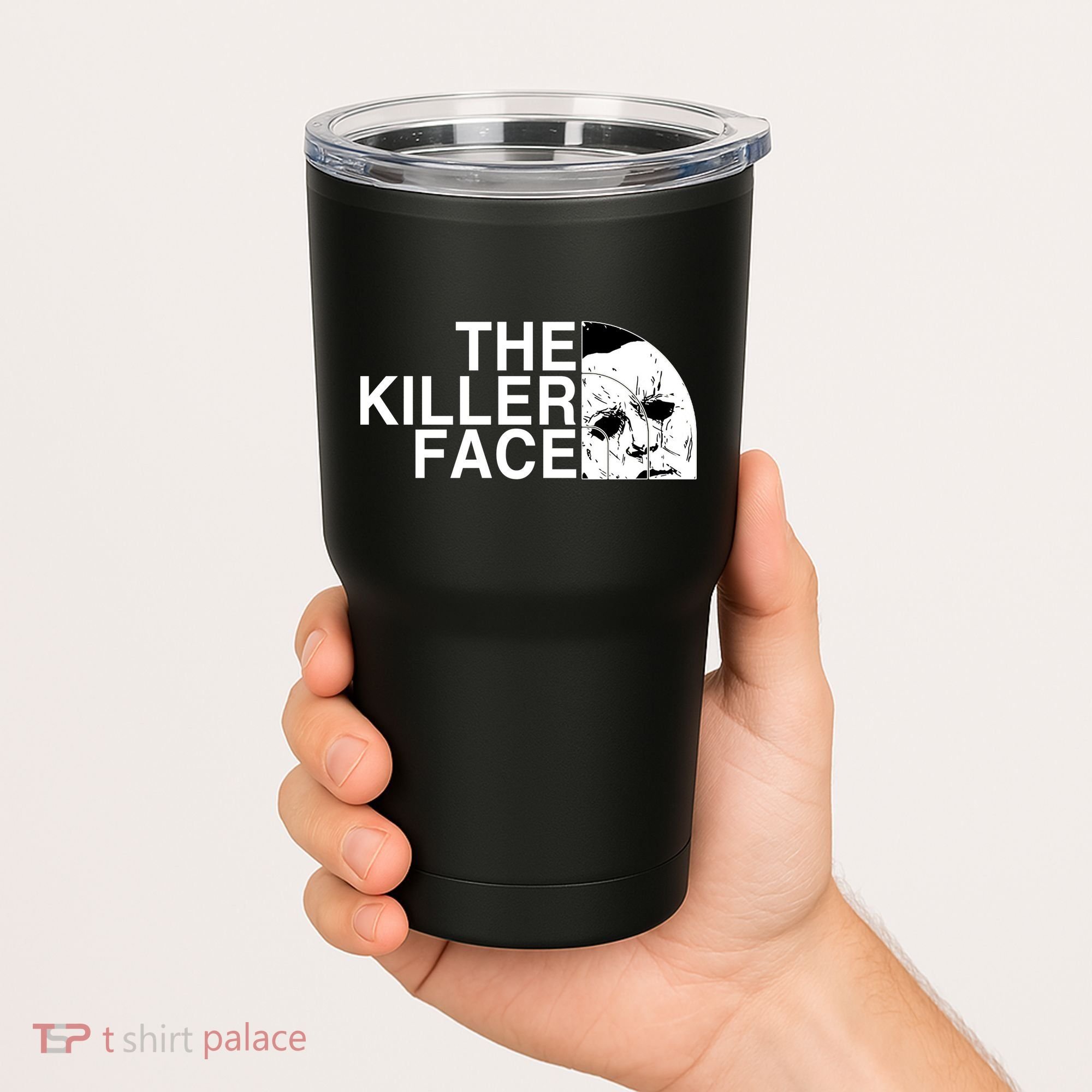 The Killer Face Horror Scary Character Halloween Costume Tumbler