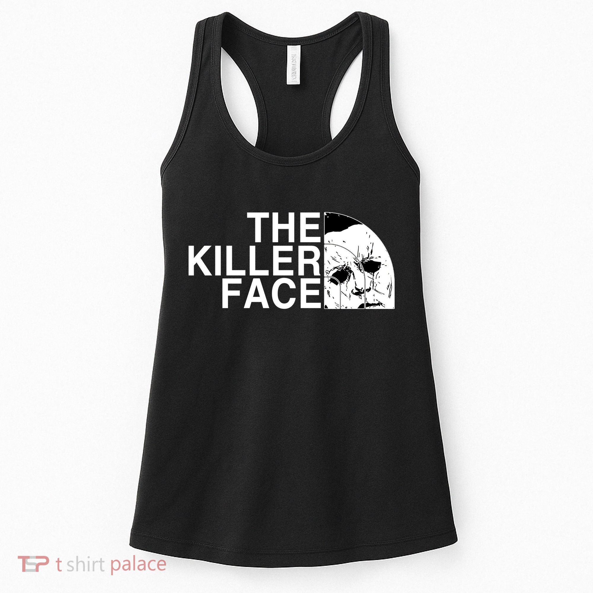 The Killer Face Horror Scary Character Halloween Costume Women's Tank Top