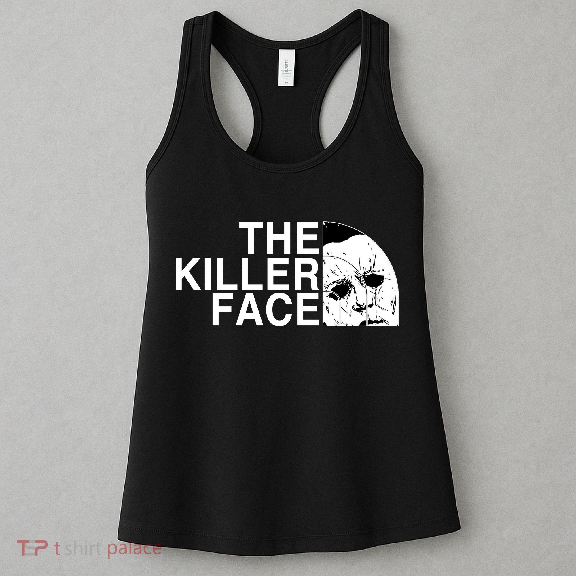 The Killer Face Horror Scary Character Halloween Costume Women's Tank Top