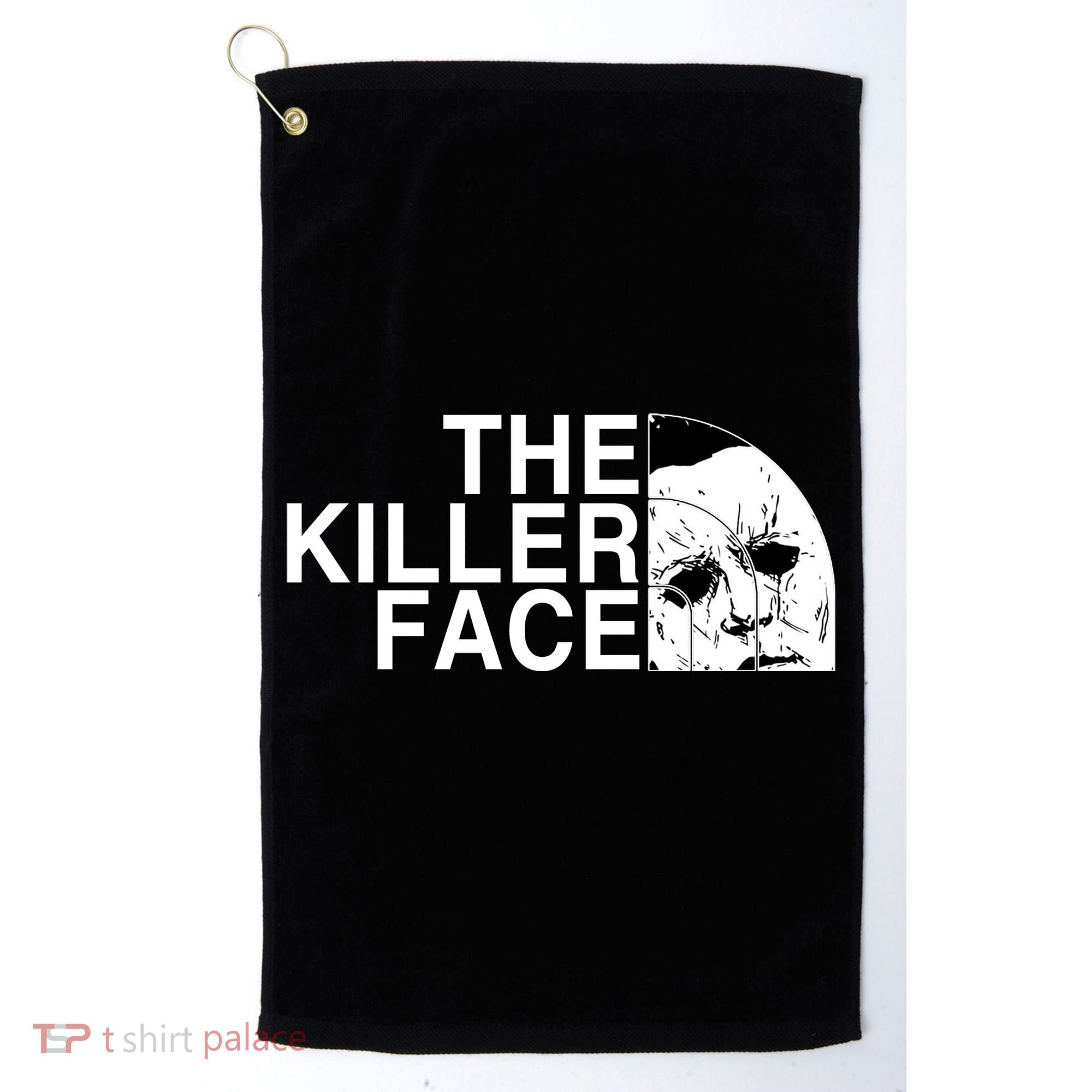 The Killer Face Horror Scary Character Halloween Costume Golf Towel