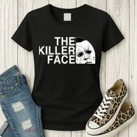 The Killer Face Horror Scary Character Halloween Costume Women's T-Shirt thumb 3