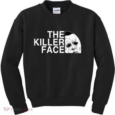 The Killer Face Horror Scary Character Halloween Costume Kids Sweatshirt