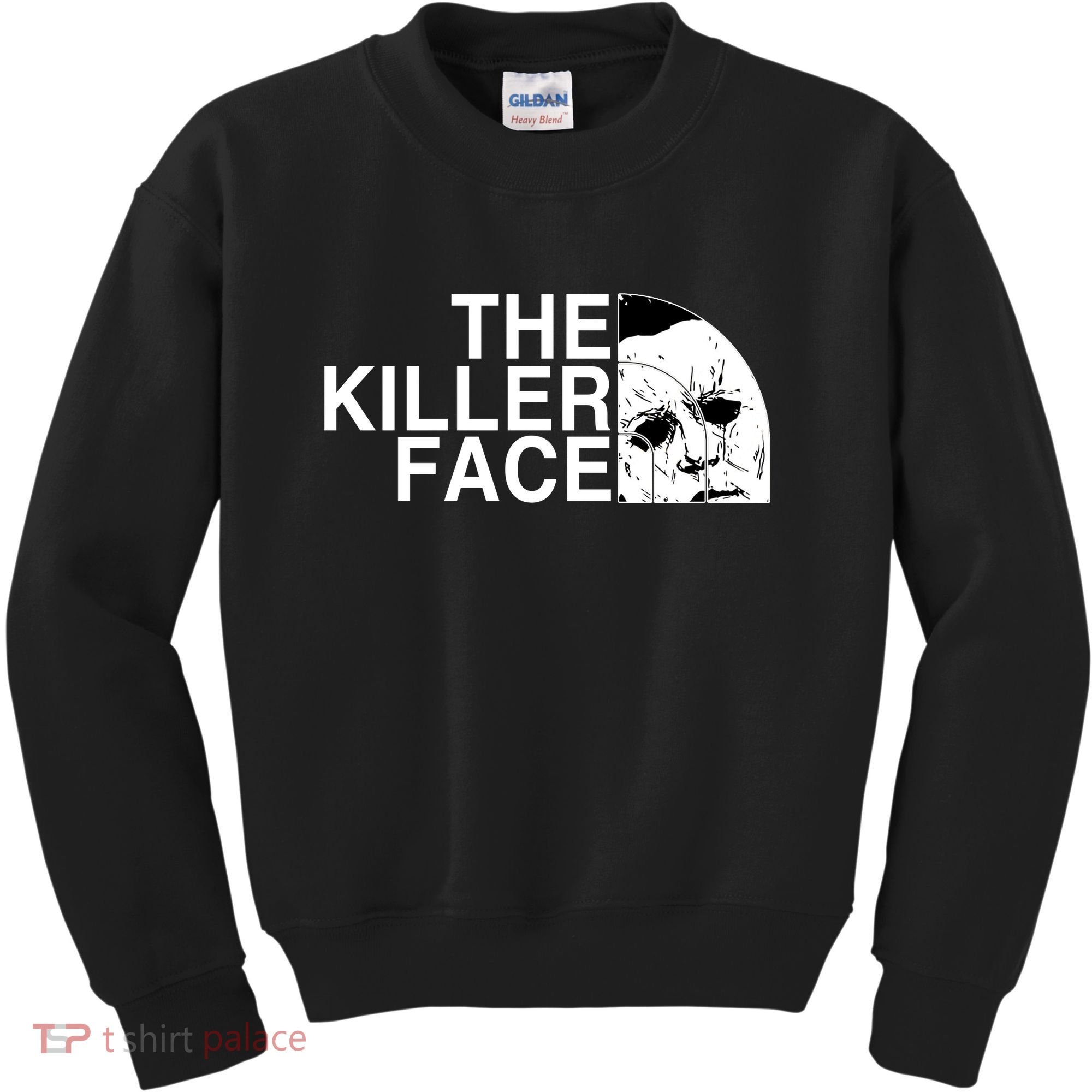 The Killer Face Horror Scary Character Halloween Costume Kids Sweatshirt