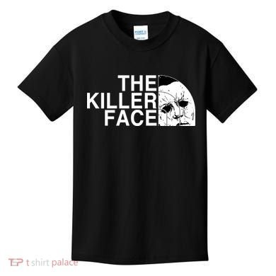 The Killer Face Horror Scary Character Halloween Costume Kids T-Shirt