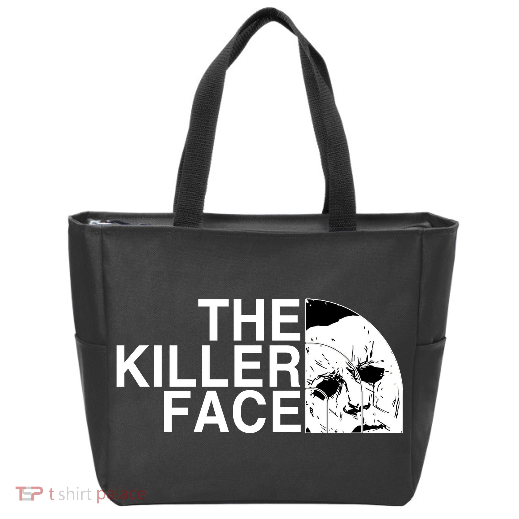 The Killer Face Horror Scary Character Halloween Costume Tote Bag