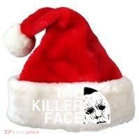 The Killer Face Horror Scary Character Halloween Costume Santa Hat thumb 0