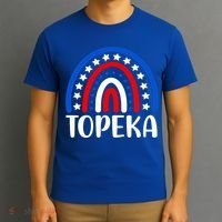 Topeka Kansas Gift I Love Topeka Kansas Usa Gift T-Shirt thumb 3