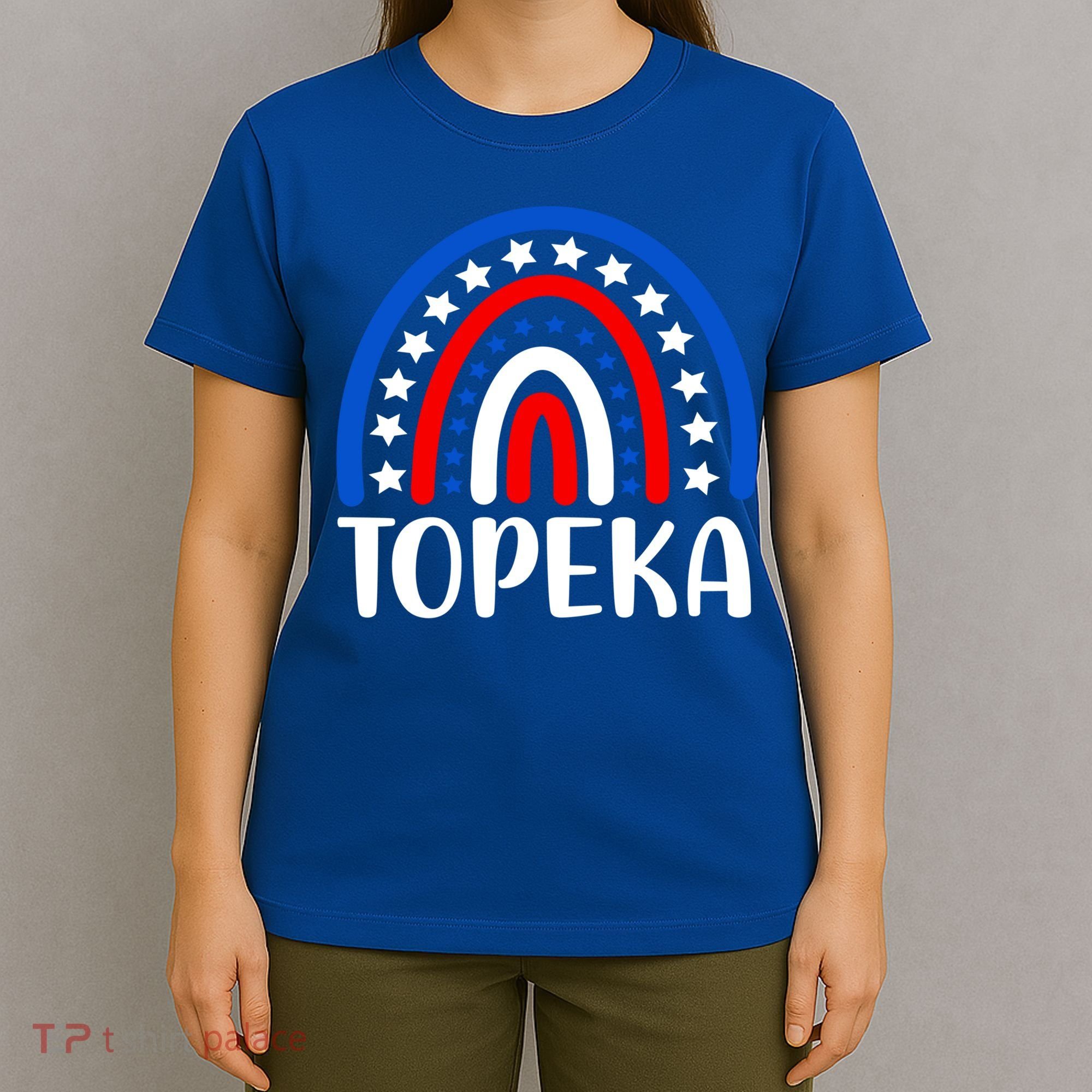 Topeka Kansas Gift I Love Topeka Kansas Usa Gift T-Shirt
