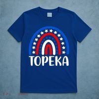Topeka Kansas Gift I Love Topeka Kansas Usa Gift T-Shirt thumb 5