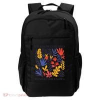 To Know God And Make Him Known Retro Flower Floral Backpack thumb 0