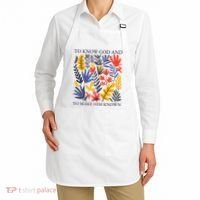 To Know God And Make Him Known Retro Flower Floral Apron thumb 2