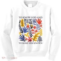To Know God And Make Him Known Retro Flower Floral Kids Sweatshirt thumb 0
