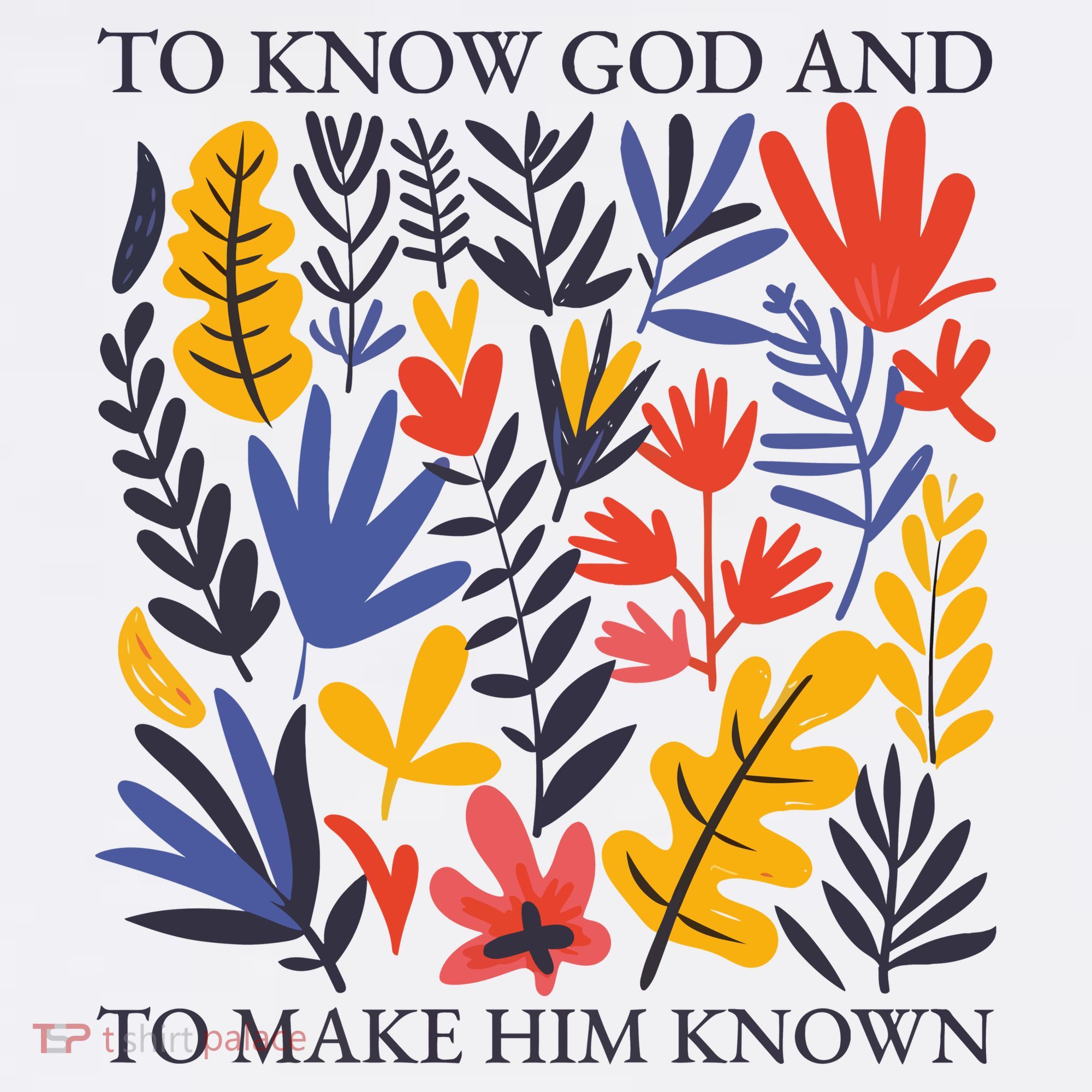 To Know God And Make Him Known Retro Flower Floral Kids Sweatshirt