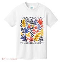 To Know God And Make Him Known Retro Flower Floral Kids T-Shirt thumb 0