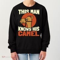 This Knows His Camels Gift Dromedary Dessert Camel Funny Gift Women's Sweatshirt thumb 0