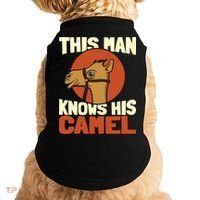 This Knows His Camels Gift Dromedary Dessert Camel Funny Gift Doggie Tank thumb 0
