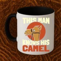 This Knows His Camels Gift Dromedary Dessert Camel Funny Gift Coffee Mug thumb 2