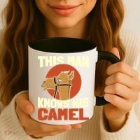 This Knows His Camels Gift Dromedary Dessert Camel Funny Gift Coffee Mug thumb 3