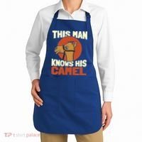 This Knows His Camels Gift Dromedary Dessert Camel Funny Gift Apron thumb 2