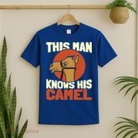 This Knows His Camels Gift Dromedary Dessert Camel Funny Gift T-Shirt thumb 2
