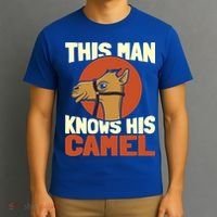 This Knows His Camels Gift Dromedary Dessert Camel Funny Gift T-Shirt thumb 3