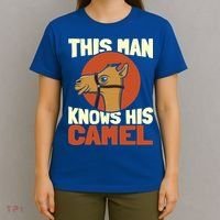 This Knows His Camels Gift Dromedary Dessert Camel Funny Gift T-Shirt thumb 4