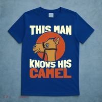 This Knows His Camels Gift Dromedary Dessert Camel Funny Gift T-Shirt thumb 5