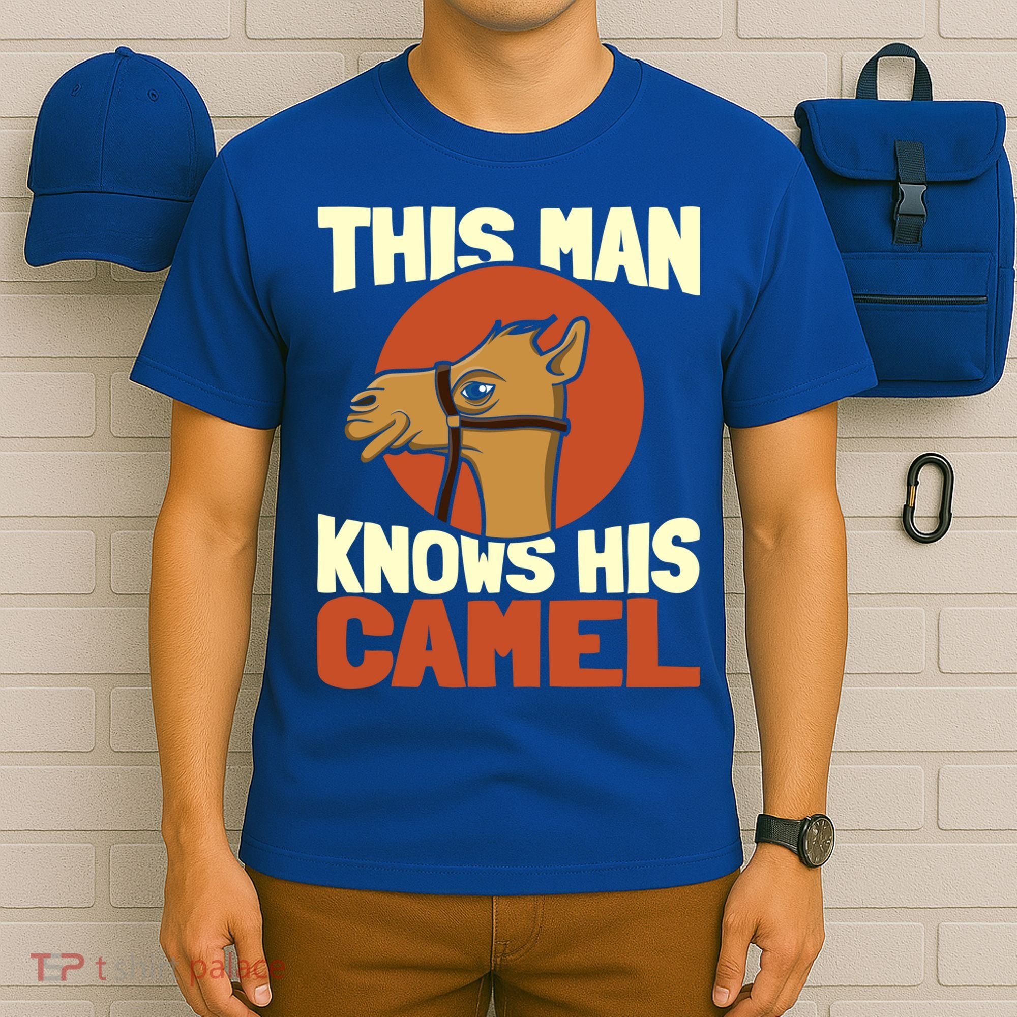 This Knows His Camels Gift Dromedary Dessert Camel Funny Gift T-Shirt