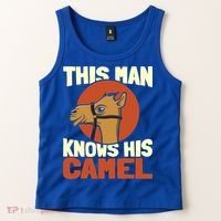 This Knows His Camels Gift Dromedary Dessert Camel Funny Gift Tank Top thumb 2