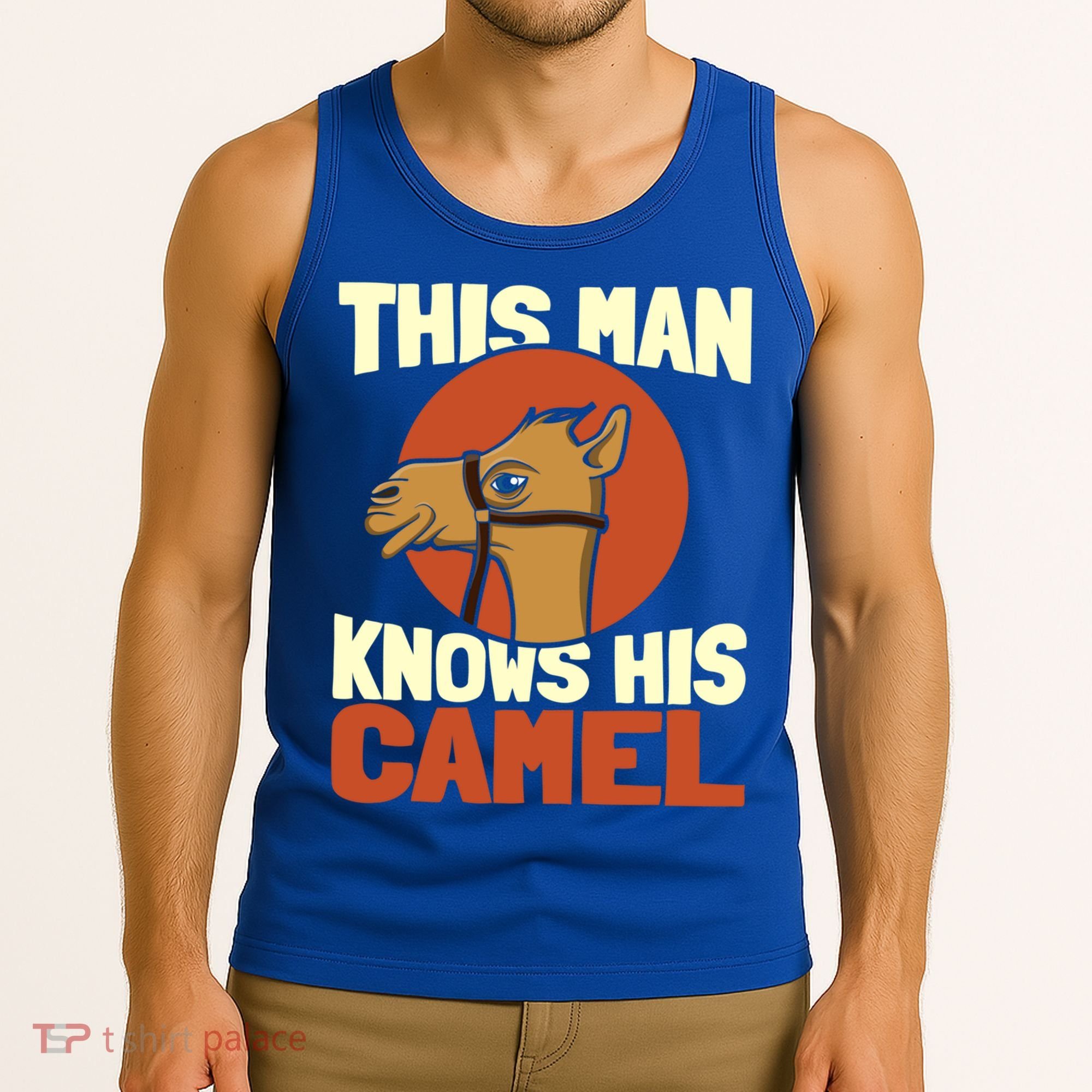This Knows His Camels Gift Dromedary Dessert Camel Funny Gift Tank Top