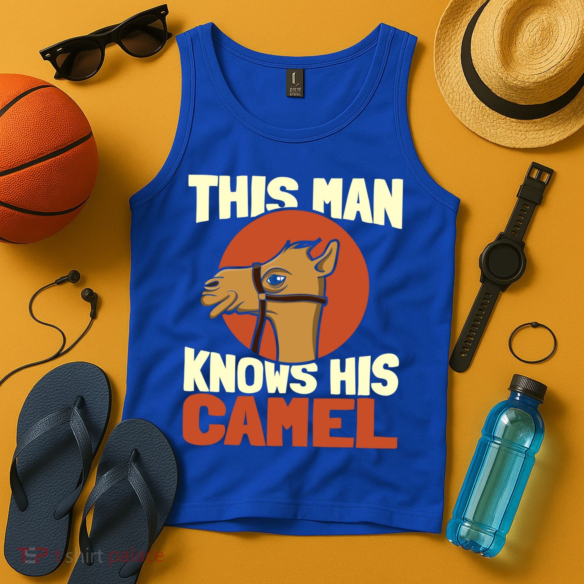 This Knows His Camels Gift Dromedary Dessert Camel Funny Gift Tank Top