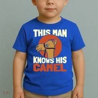 This Knows His Camels Gift Dromedary Dessert Camel Funny Gift Toddler T-Shirt thumb 2