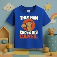 This Knows His Camels Gift Dromedary Dessert Camel Funny Gift Toddler T-Shirt thumb 3