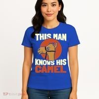This Knows His Camels Gift Dromedary Dessert Camel Funny Gift Women's T-Shirt thumb 4