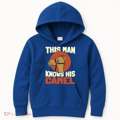 This Knows His Camels Gift Dromedary Dessert Camel Funny Gift Kids Hoodie