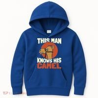 This Knows His Camels Gift Dromedary Dessert Camel Funny Gift Kids Hoodie thumb 0