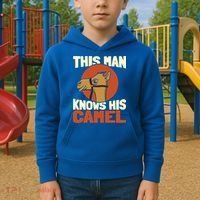 This Knows His Camels Gift Dromedary Dessert Camel Funny Gift Kids Hoodie thumb 2