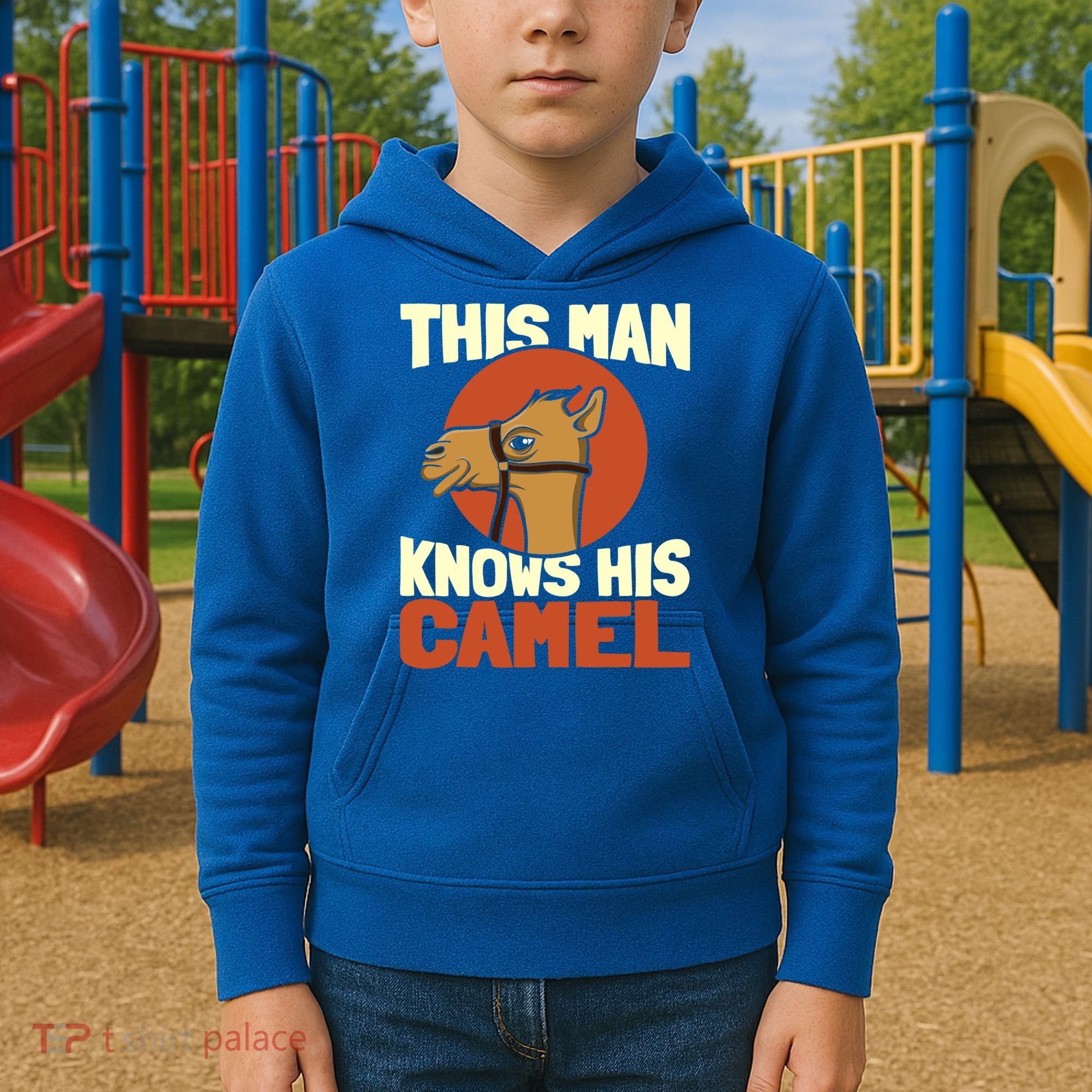 This Knows His Camels Gift Dromedary Dessert Camel Funny Gift Kids Hoodie